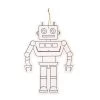 Wholesale 🤩 Robot Color-In Wood Ornament by Creatology™ 🛒 -Cheap Creatology Store 10662438 1