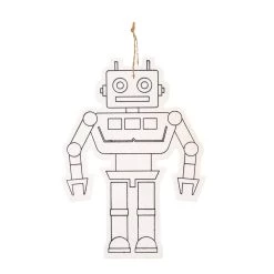 Wholesale 🤩 Robot Color-In Wood Ornament by Creatology™ 🛒