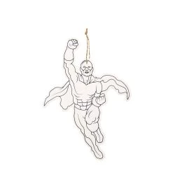 Best Pirce 🤩 Superhero Color-In Wood Ornament by Creatology™ 🛒