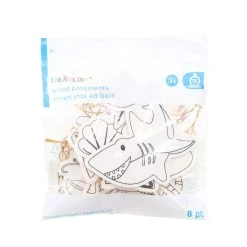 Brand new ⌛ Sealife Color-In Wood Ornaments by Creatology™ 🎁 -Cheap Creatology Store 10663220 3