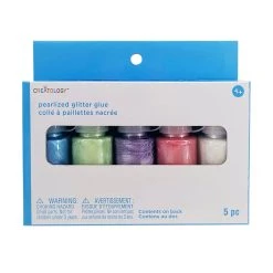 Brand new 🌟 6 Packs: 5 ct. (30 total) Pearlized Glitter Glue Bottles by Creatology™ 🌟