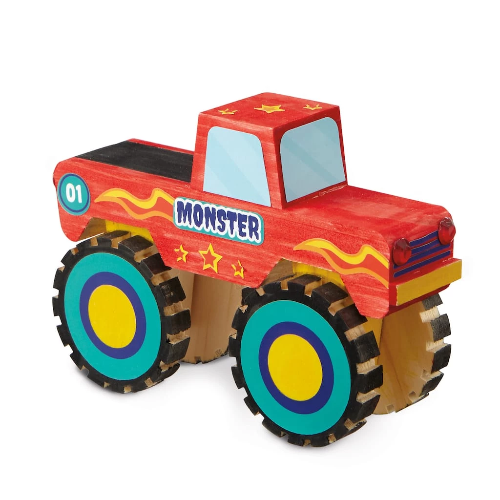 Hot Sale ๐ 12 Pack: Monster Truck Color-In 3D Wood Puzzle by Creatology™ ๐ 3 Hot Sale ๐ 12 Pack: Monster Truck Color-In 3D Wood Puzzle by Creatology™ ๐