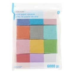 Coupon 😉 12 Packs: 6,000 ct. (72,000 total) Pastel Tissue Paper Square Pack by Creatology™ 🔔