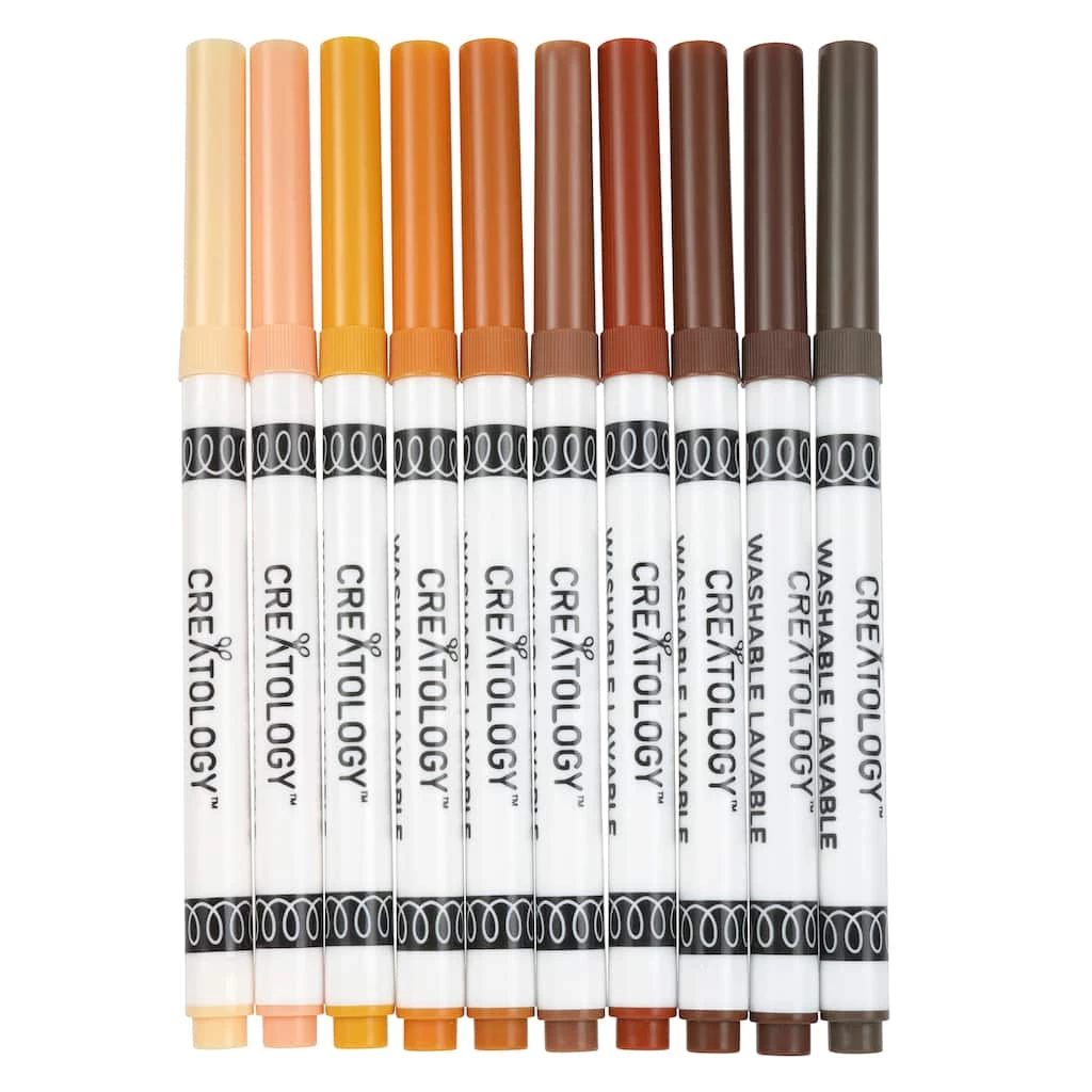 Cheap ⌛ Skin Tone Fine Line Washable Marker Set by Creatology® 😉 5 Cheap ⌛ Skin Tone Fine Line Washable Marker Set by Creatology® 😉 - Image 3