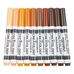 Coupon 😍 Skin Tone Broad Line Washable Marker Set by Creatology® 🛒 8 Coupon 😍 Skin Tone Broad Line Washable Marker Set by Creatology® 🛒 -Cheap Creatology Store 10666131 3