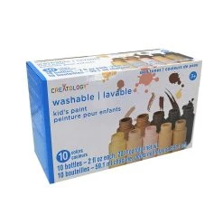 Promo 🛒 12 Packs: 10 ct. (120 total) Skin Tone Washable Paint Set by Creatology® 🧨