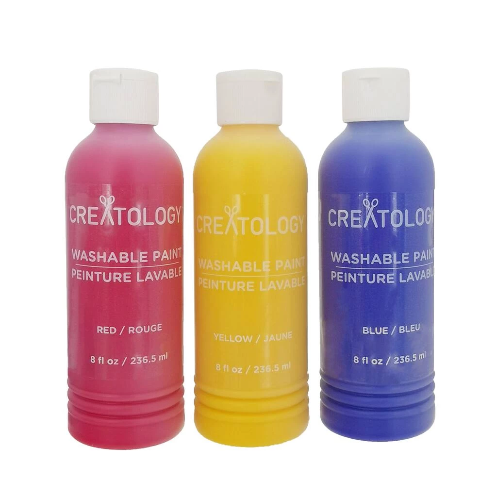 Wholesale ๐งจ 6 Packs: 3 ct. (18 total) Primary Washable Paint Set by Creatology®, 8oz. ๐ 4 Wholesale ๐งจ 6 Packs: 3 ct. (18 total) Primary Washable Paint Set by Creatology®, 8oz. ๐ - Image 2