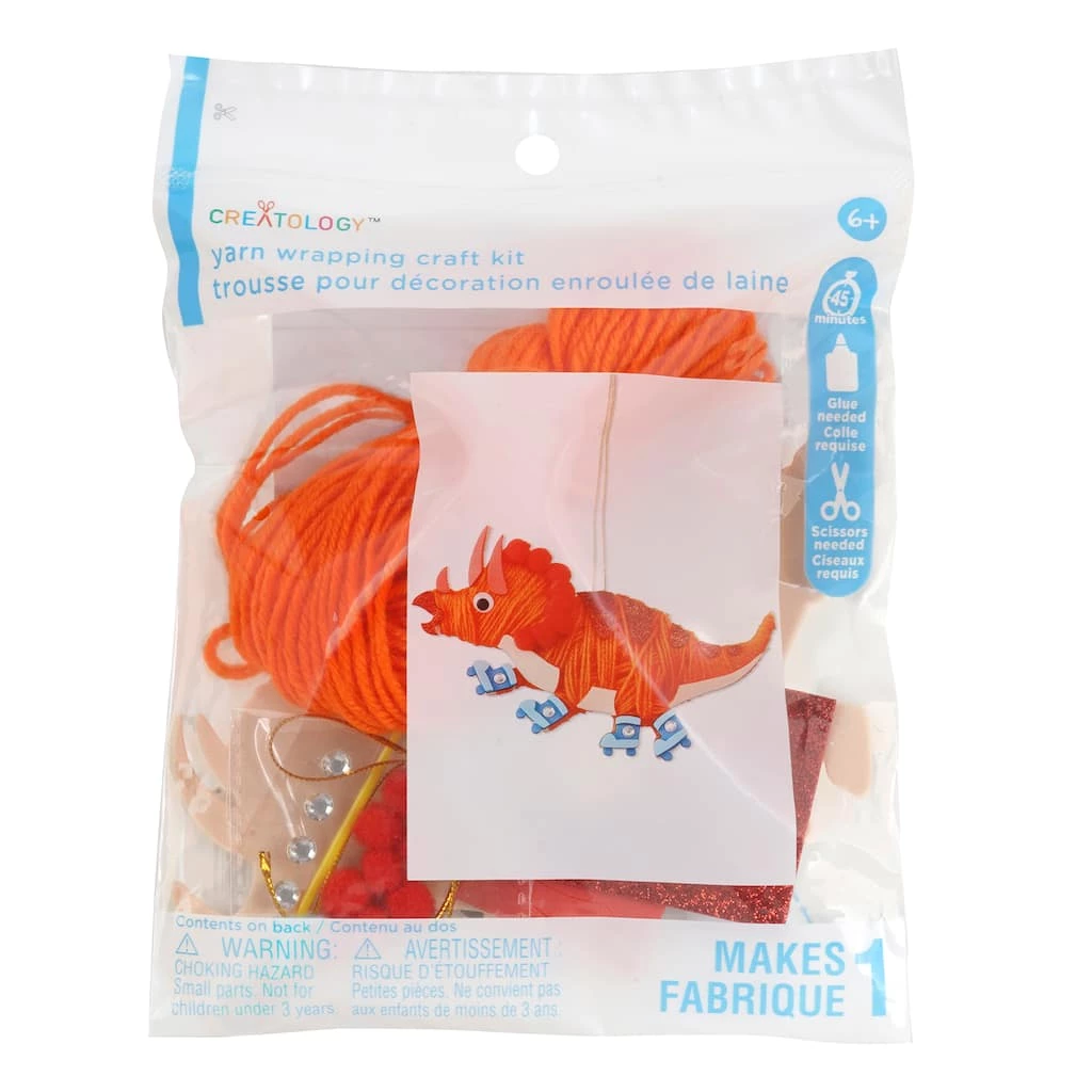 New 🧨 Dinosaur Yarn Wrapping Kit by Creatology™ ✨ 4 New 🧨 Dinosaur Yarn Wrapping Kit by Creatology™ ✨ - Image 2