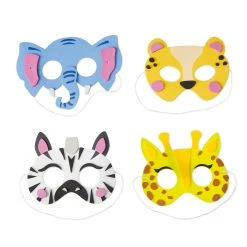 Best deal ❤️ 12 Pack: Animal Foam Mask Kit by Creatology™ 🛒