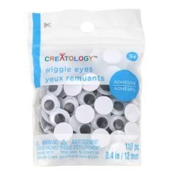 Hot Sale 🌟 12 Packs: 118 ct. (1,416 total) 12mm Adhesive Wiggle Eyes by Creatology™ ❤️ -Cheap Creatology Store 10670698 1 1