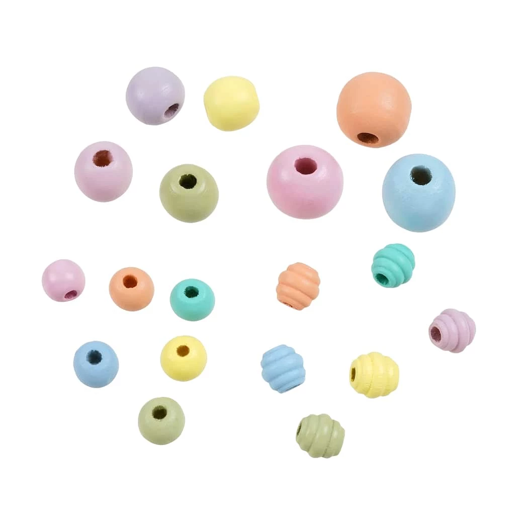 Deals 😉 Pastel Assorted Wood Beads by Creatology™ 🤩 4 Deals 😉 Pastel Assorted Wood Beads by Creatology™ 🤩 - Image 2