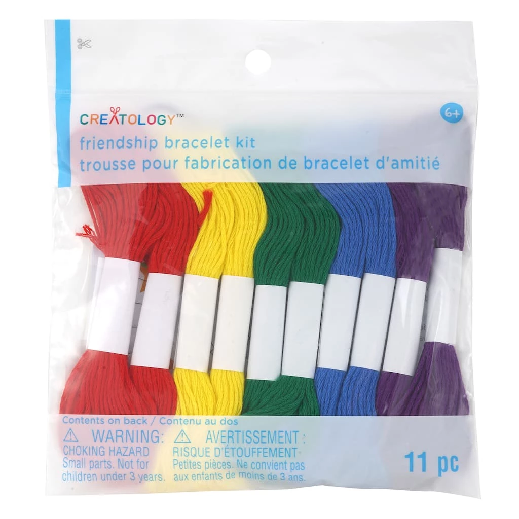 Hot Sale 🌟 12 Pack: Rainbow Floss Friendship Bracelet Kit by Creatology™ 😀 3 Hot Sale 🌟 12 Pack: Rainbow Floss Friendship Bracelet Kit by Creatology™ 😀