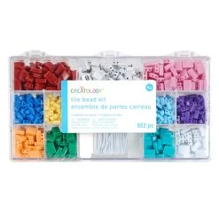 Buy ๐ 8 Pack: Tile Bead Box Kit by Creatology™ ๐