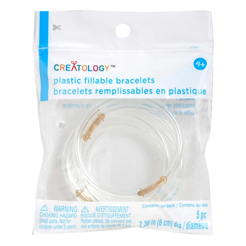 Best Sale ๐ Plastic Fillable Bracelets by Creatology™ โ 3 Best Sale ๐ Plastic Fillable Bracelets by Creatology™ โ