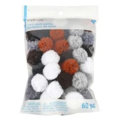 Cheap ❤️ Neutral Yarn Pom Poms by Creatology™ 🥰 -Cheap Creatology Store 10683666 1