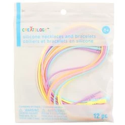 Cheapest 💯 12 Packs: 12 ct. (144 total) Pastel Mix Silicone Bracelets & Necklaces by Creatology™ 🌟 -Cheap Creatology Store 10684411 2 1