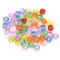 Coupon 🤩 Multicolor Transparent Pony Beads, 9mm by Creatology™ 💯 -Cheap Creatology Store 10684575 2