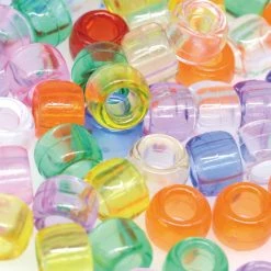 Coupon 🤩 Multicolor Transparent Pony Beads, 9mm by Creatology™ 💯