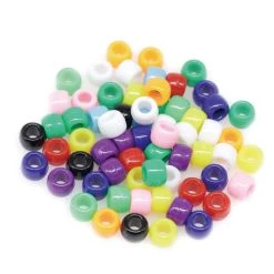 Best deal 😍 12 Packs: 580 ct. (6,960 total) Multicolor Opaque Pony Beads by Creatology™, 6mm x 9mm 🌟