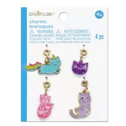 Best Pirce ⌛ 12 Packs: 4 ct. (48 total) Cat Charms by Creatology™ 🧨 -Cheap Creatology Store 10684591 1 1