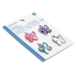 Cheap 😀 12 Packs: 4 ct. (48 total) Butterfly Charms by Creatology™ 🤩 -Cheap Creatology Store 10684593 5 1