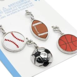 New ❤️ 12 Packs: 4 ct. (48 total) Sports Ball Charms by Creatology™ ⭐ 9 New ❤️ 12 Packs: 4 ct. (48 total) Sports Ball Charms by Creatology™ ⭐ -Cheap Creatology Store 10684594 3 1