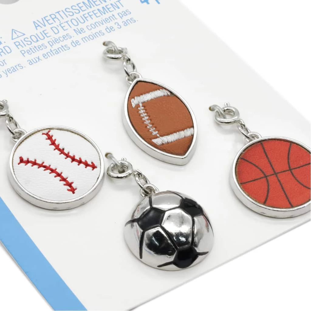 New ❤️ 12 Packs: 4 ct. (48 total) Sports Ball Charms by Creatology™ ⭐ 5 New ❤️ 12 Packs: 4 ct. (48 total) Sports Ball Charms by Creatology™ ⭐ - Image 3