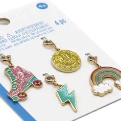 New 🎉 12 Packs: 4 ct. (48 total) Retro Charms by Creatology™ 🎁 -Cheap Creatology Store 10684595 3 1