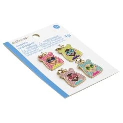 New 😉 12 Packs: 4 ct. (48 total) Girl in Jewel Glasses Charm Set by Creatology™ 🔔 -Cheap Creatology Store 10684663 4 1