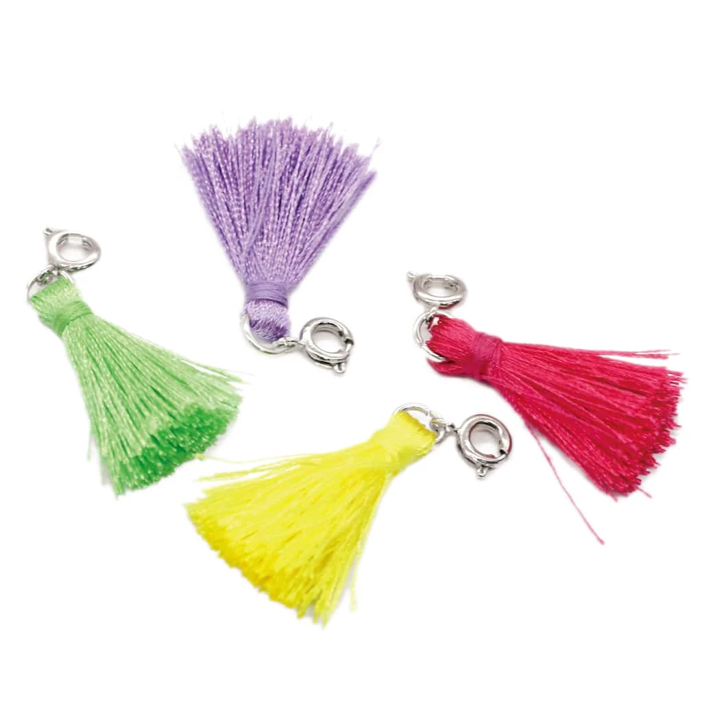 Deals ❤️ 12 Packs: 6 ct. (72 total) Bright Tassel Charms by Creatology™ 👍 3 Deals ❤️ 12 Packs: 6 ct. (72 total) Bright Tassel Charms by Creatology™ 👍
