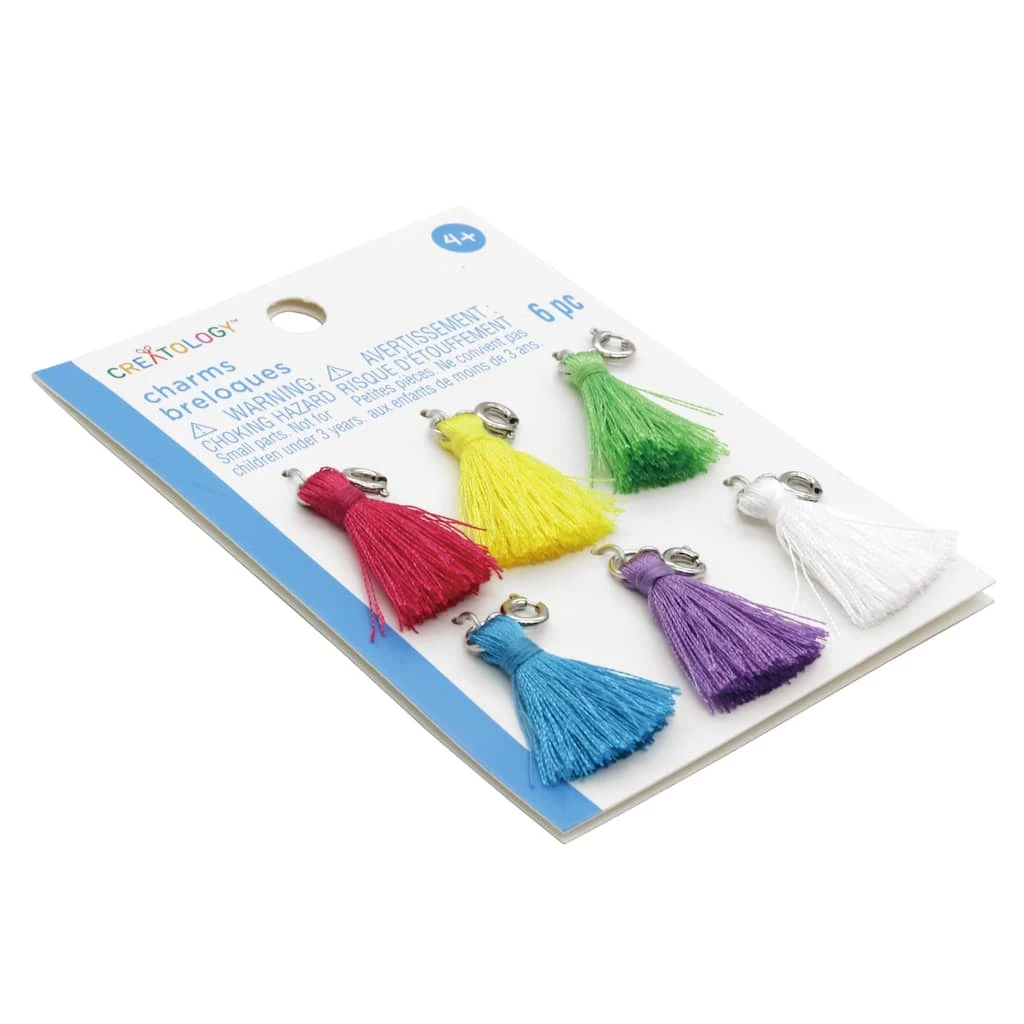 Deals ❤️ 12 Packs: 6 ct. (72 total) Bright Tassel Charms by Creatology™ 👍 7 Deals ❤️ 12 Packs: 6 ct. (72 total) Bright Tassel Charms by Creatology™ 👍 - Image 5