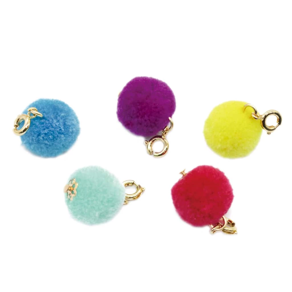 Buy 🎁 12 Packs: 6 ct. (72 total) Bright Pom Pom Charms by Creatology™ 👍 3 Buy 🎁 12 Packs: 6 ct. (72 total) Bright Pom Pom Charms by Creatology™ 👍