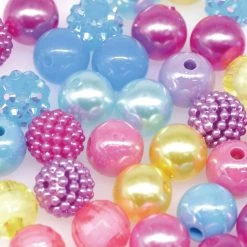 Hot Sale ✨ 12 Packs: 100 ct. (1,200 total) Mixed Gumball Beads by Creatology™ ❤️ -Cheap Creatology Store 10684819 3 1