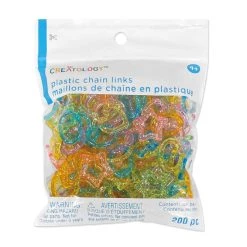 Coupon 🧨 Glitter Pastel Mixed Shape Chain Links by Creatology™ 🌟 -Cheap Creatology Store 10684825 1