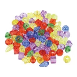 Cheap Creatology Store 9 Promo ✨ 12 Packs: 280 ct. (3,360 total) Rainbow Mixed Shape Faceted Beads by Creatology™ ⌛