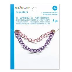 Best Sale 💯 12 Packs: 2 ct. (24 total) Pink & Purple Chain Bracelets by Creatology™ 😍 -Cheap Creatology Store 10684832 1