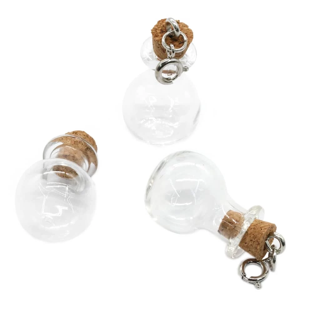 Top 10 💯 Clear Potion Bottle Charms, 4ct. by Creatology™ ✨ 3 Top 10 💯 Clear Potion Bottle Charms, 4ct. by Creatology™ ✨