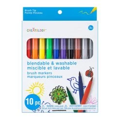Buy ⭐ 10 Color Blendable & Washable Brush Marker Set by Creatology™ 😉 7 Buy ⭐ 10 Color Blendable & Washable Brush Marker Set by Creatology™ 😉 -Cheap Creatology Store 10685078 1