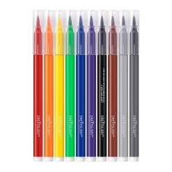 Buy ⭐ 10 Color Blendable & Washable Brush Marker Set by Creatology™ 😉