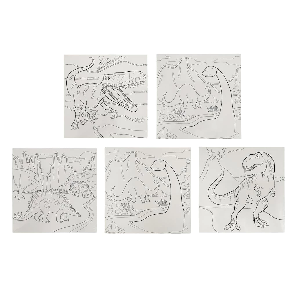 Promo 👏 Dinosaur Canvas Set by Creatology™ 🥰 3 Promo 👏 Dinosaur Canvas Set by Creatology™ 🥰