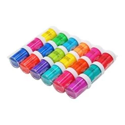 Discount ⌛ Bright Glitter 18 Color Acrylic Paint Set by Creatology™ 🎁