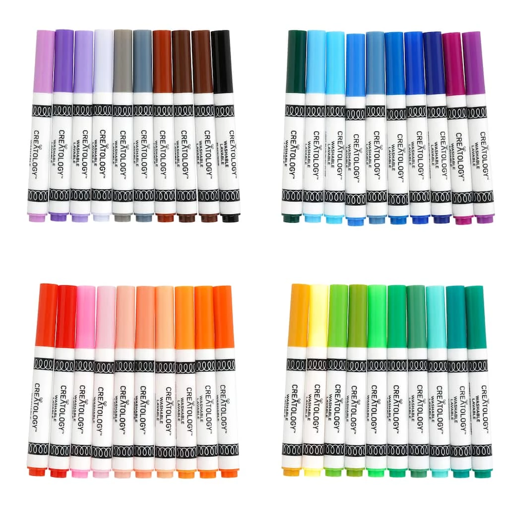 Best Sale 🌟 40 Color Broad Line Washable Marker Set by Creatology™ 🥰 3 Best Sale 🌟 40 Color Broad Line Washable Marker Set by Creatology™ 🥰