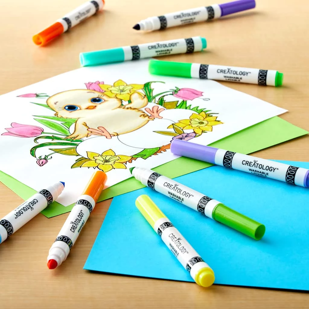 Best Sale 🌟 40 Color Broad Line Washable Marker Set by Creatology™ 🥰 4 Best Sale 🌟 40 Color Broad Line Washable Marker Set by Creatology™ 🥰 - Image 2