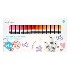Coupon 👏 64 Color Broad Line Washable Marker Set by Creatology™ ❤️ -Cheap Creatology Store 10685145 1