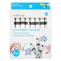 Promo 😍 8 Color Dual Tip Washable Stamp Marker Set by Creatology™ 🎁 -Cheap Creatology Store 10685148 1