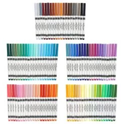 Buy 🌟 100 Color Round Tip Washable Marker Set by Creatology™ 💯