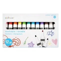 Deals 🔥 12 Color Chisel Tip Scented Washable Marker Set by Creatology™ 👍 -Cheap Creatology Store 10685150 1
