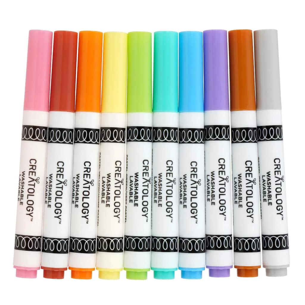 Cheapest 👏 10 Color Pastel Broad Line Washable Marker Set by Creatology™ 🛒 3 Cheapest 👏 10 Color Pastel Broad Line Washable Marker Set by Creatology™ 🛒