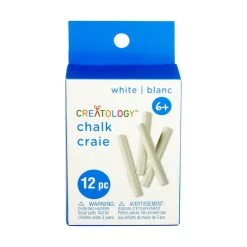 Flash Sale 😍 White Skinny Chalk by Creatology™, 12ct. ❤️