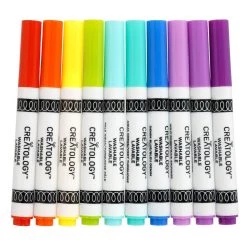 Cheap 🧨 10 Color Bright Broad Line Washable Marker Set by Creatology™ 😍